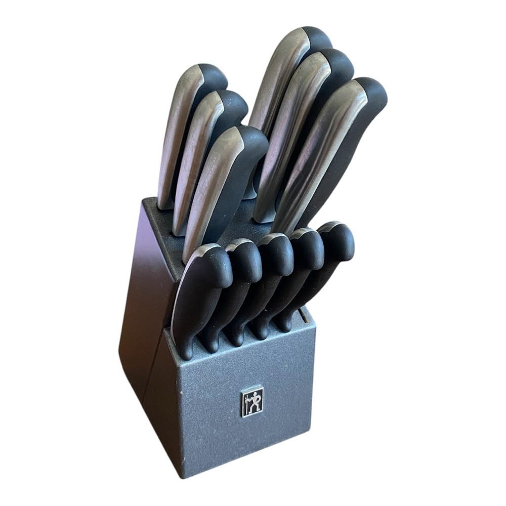 J.A. Henckels International Everedge Plus 12-Piece Knife Block Set